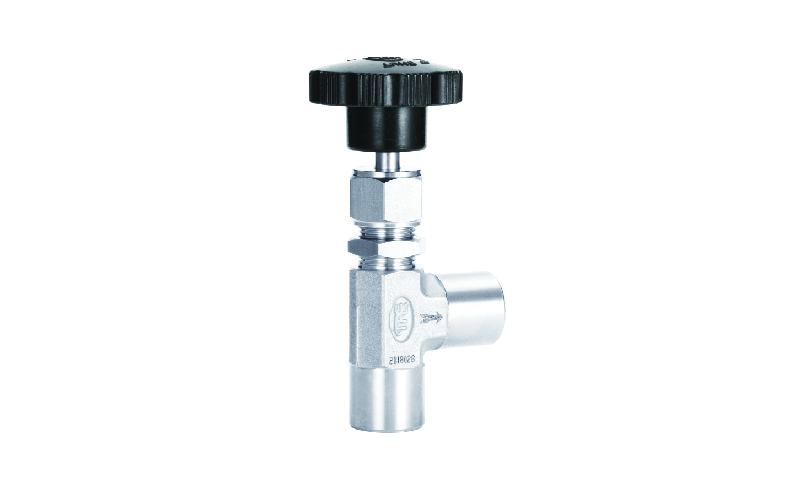 SS316L JPE 锻造角型针阀1/2"内螺纹NPT (附PTFE的垫片)